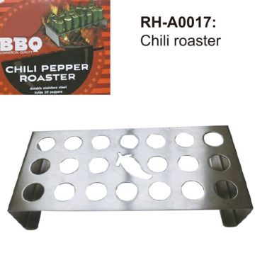 Stainless Steel Grill Roaster Holder for Pepper Chili